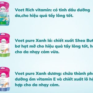 Kem Tẩy Lông Veet Nhật 150g Pure, dùng để tẩy lông vùng chân, tay, nách và bikini