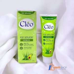 Gel Dưỡng Da Sau Tẩy Lông Cleo 50g Trà Xanh & Lô Hội