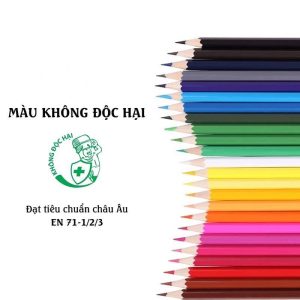 Bút chì màu giỏi dạng lon Thiên Long Colokit 12/ 24/ 36 màu - CPC-C020/ CPC-C021/ CPC-C022