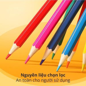 Bút chì màu giỏi dạng lon Thiên Long Colokit 12/ 24/ 36 màu - CPC-C020/ CPC-C021/ CPC-C022