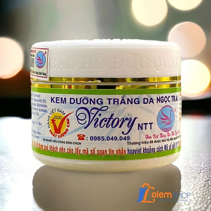Kem Dưỡng Trắng Da Ngọc Trai Hoa Việt 15g