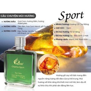 Nước Hoa Nam Charme 100ml Sport (2024)