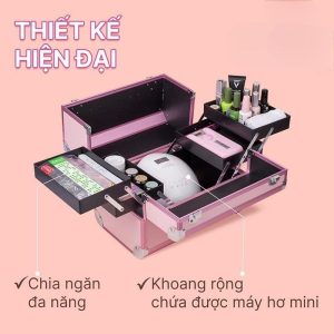 Cốp Nail Nhôm 3 Tầng (Sản phẩm giao màu ngẫu nhiên)