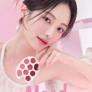 Bảng Son Má Hồng Dasique Mood Painting Lip & Cheek Palette 6g 9 Ô #4 Rose Coloring