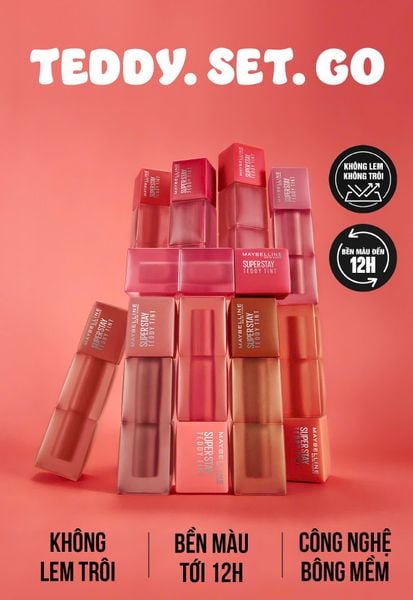 Son Kem Maybelline Superstay Teddy Tint