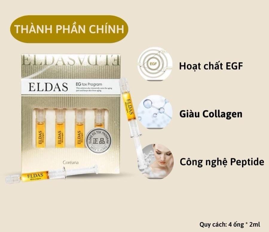 Tế Bào Gốc Eldas Hộp 4 Ống