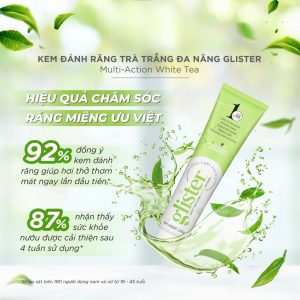 Kem Đánh Răng Amway Glister 200g Trà Xanh (mới)