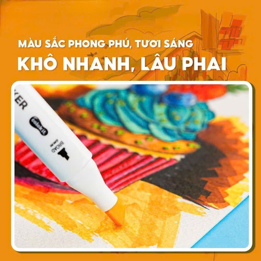 Bút Lông Mỹ Thuật Thiên Long Am-c001 12-24-36 Màu