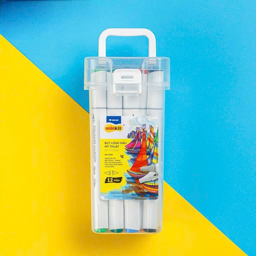 Bút Lông Mỹ Thuật Thiên Long Am-c001 12-24-36 Màu