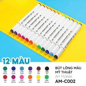 Bút Lông Mỹ Thuật Thiên Long Am-c001 12-24-36 Màu