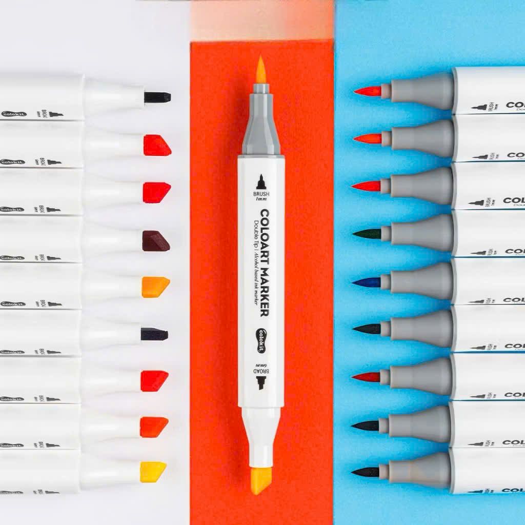 Bút Lông Mỹ Thuật Thiên Long Am-c001 12-24-36 Màu