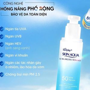 Xịt Chống Nắng Sunplay Skin Aqua Ultra Protection Mist 60ml Bảo Vệ Đa Chiều