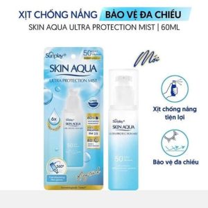 Xịt Chống Nắng Sunplay Skin Aqua Ultra Protection Mist 60ml Bảo Vệ Đa Chiều