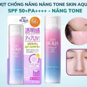 Xịt Chống Nắng Skin Aqua Tone Up Uv Spray Spf 50+ Pa++++ 70g