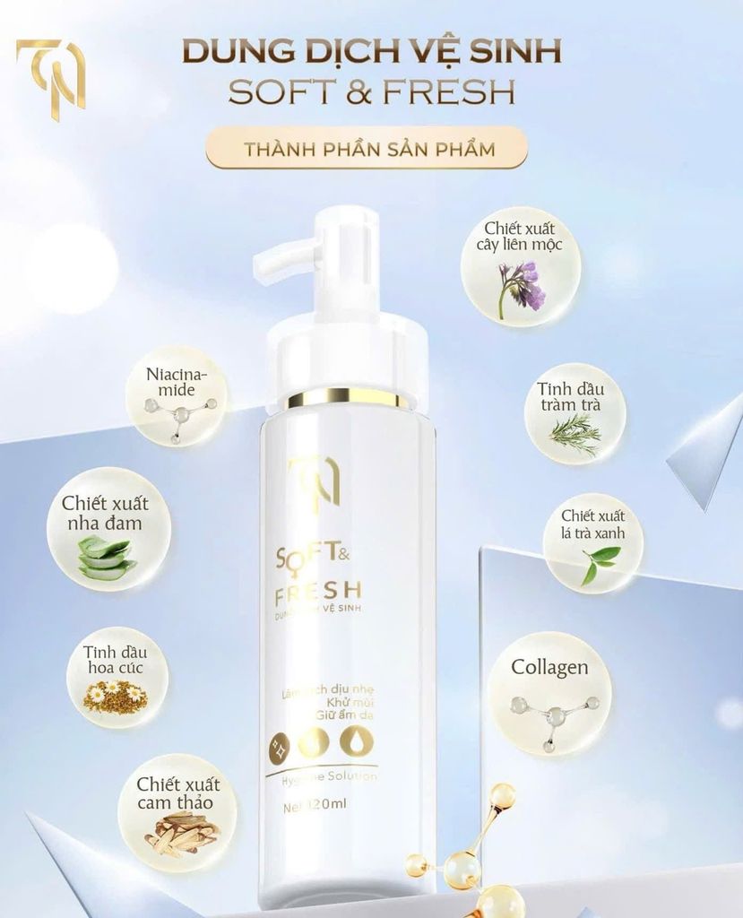 Dung Dịch Vệ Sinh Soft & Fresh Đông Anh 120ml Mới