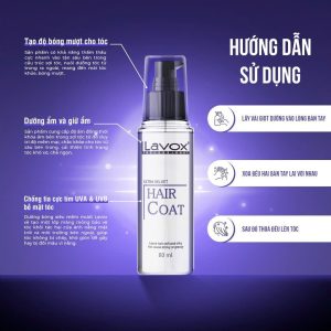 Bóng Tóc Lavox 80ml Trắng Chai Nhựa