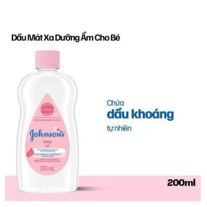 Dầu massage Johnson's baby oil 200ml