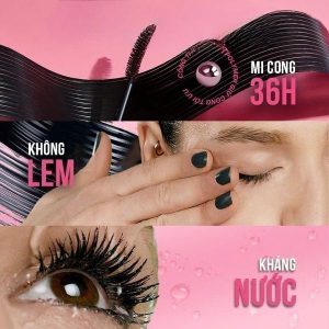 Mascara Maybelline Huyper Curl Màu Đen Cty