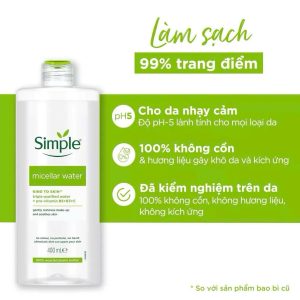 Tẩy Trang Simple 200ml -400ml