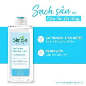 Tẩy Trang Simple 200ml -400ml