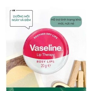 Dưỡng Môi Vaseline Hũ Thiếc 20g, Giữ ẩm cho môi, chống nứt nẻ