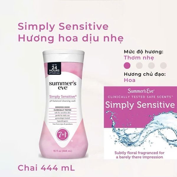 Dung Dịch Vệ Sinh Summer’s Eve 444ml