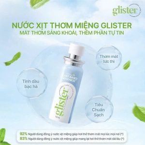 Xịt Thơm Miệng Glister Mint Refresher Spray 14ml