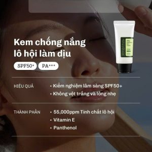 Kem Chống Nắng Cosrx 50ml Aloe Soothing Sun Cream Spf50