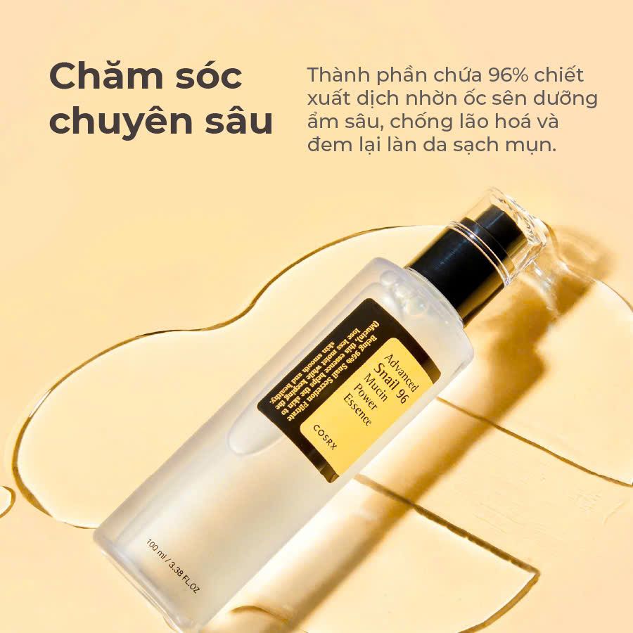 Tinh Chất Cosrx 100ml Advanced Snail 96 Mucin Power Essence