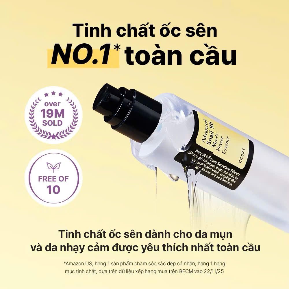 Tinh Chất Cosrx 100ml Advanced Snail 96 Mucin Power Essence