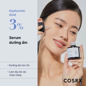 Serum Cosrx 20ml The Hyaluronic Acid 3% Làm Dịu & Cấp Ẩm