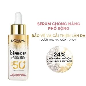 Tinh Chất Chống Nắng L'oreal Paris Uv Defender 24% Uv Guard Complex With