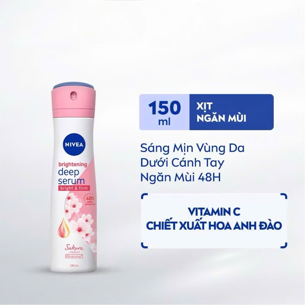 Xịt Khử Mùi Nivea 150ml Nữ