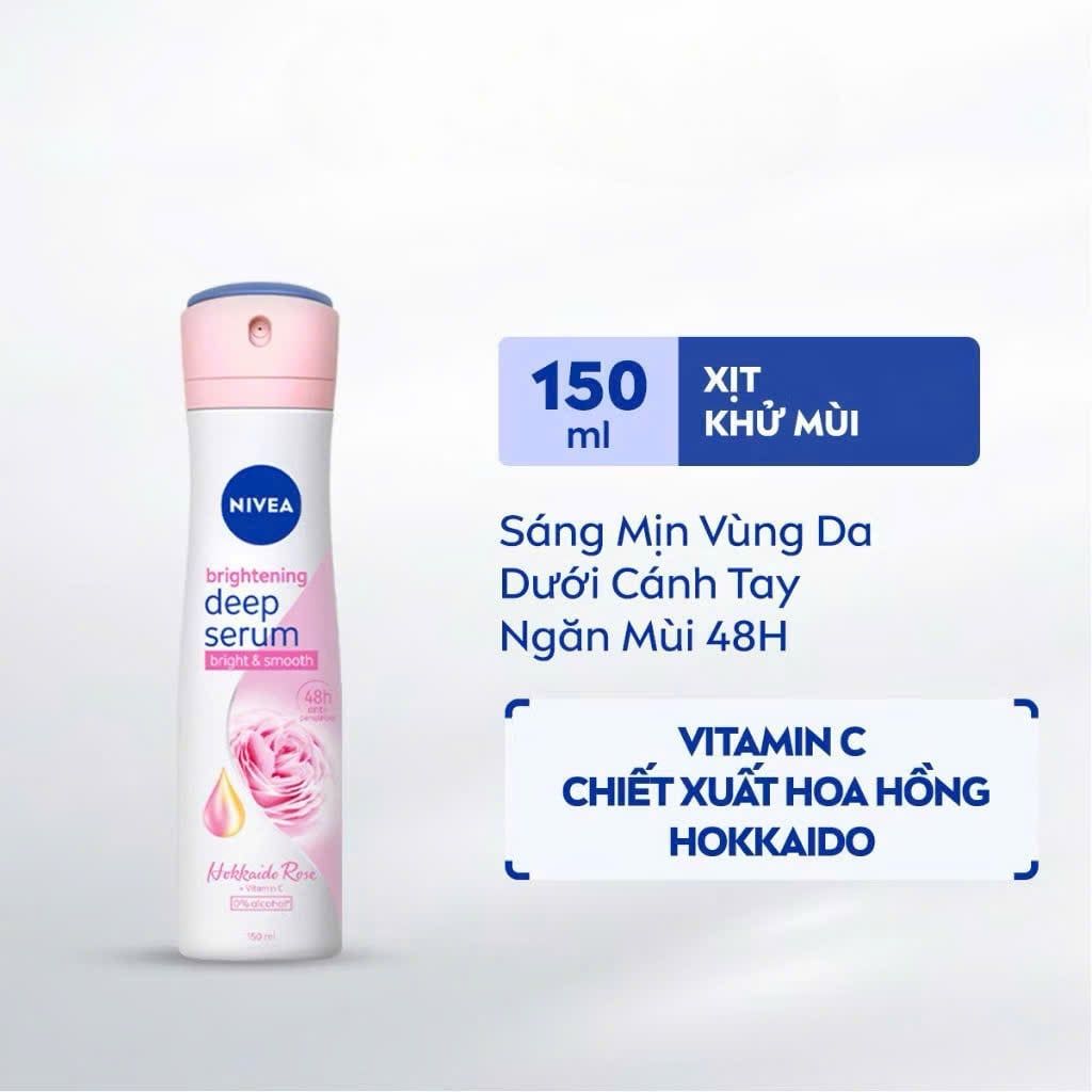 Xịt Khử Mùi Nivea 150ml Nữ