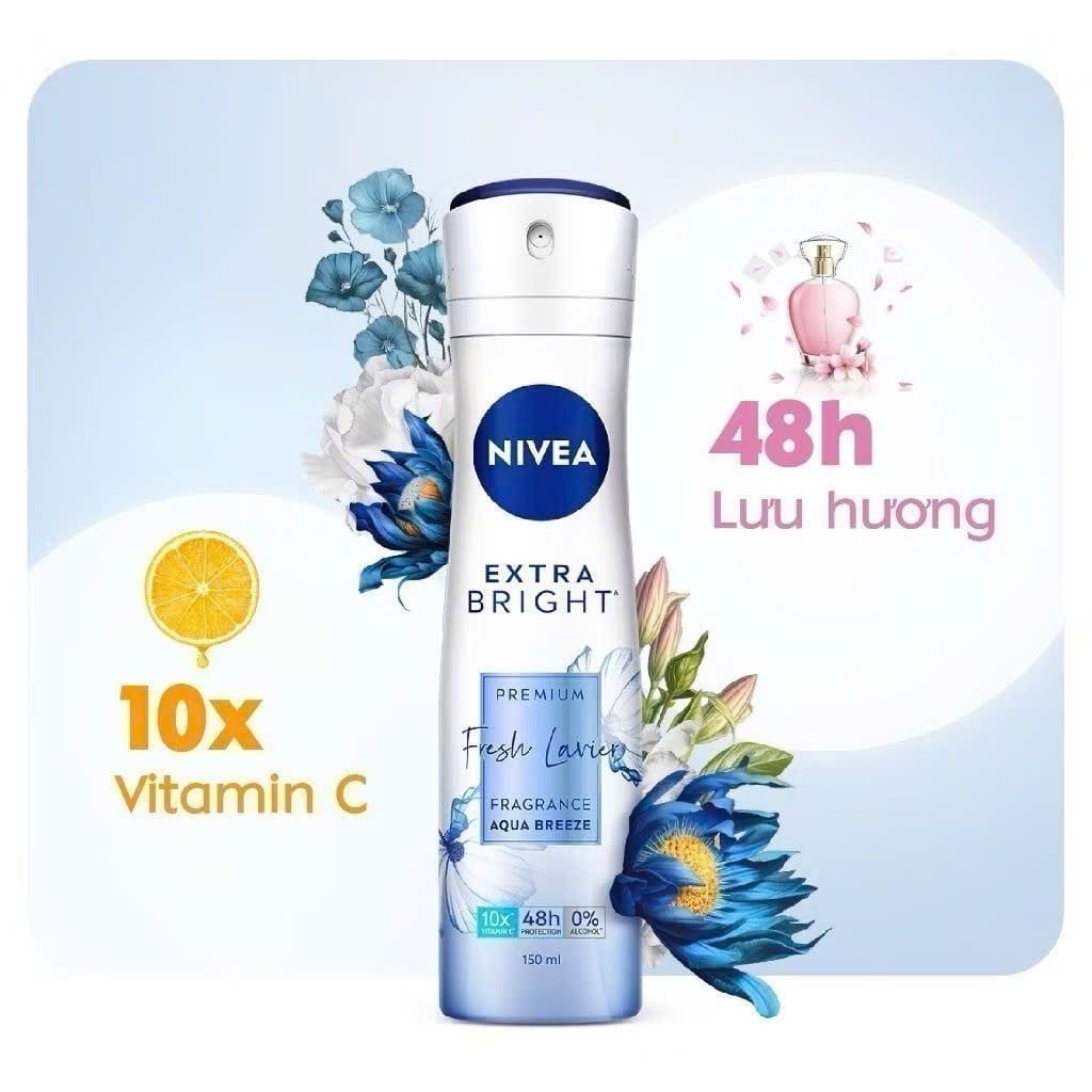 Xịt Khử Mùi Nivea 150ml Nữ