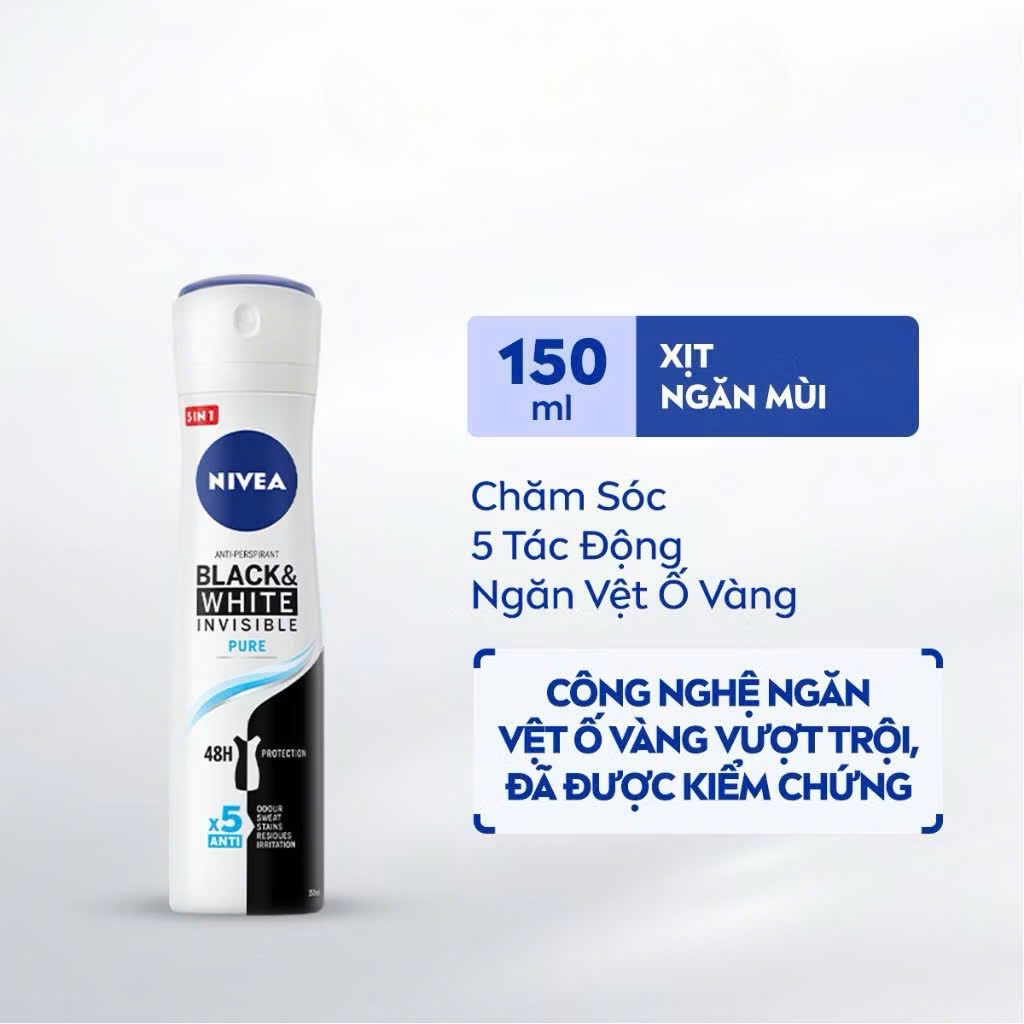 Xịt Khử Mùi Nivea 150ml Nữ