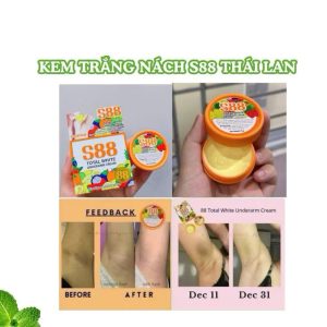 Kem Trị Thâm Nách S88 Total White Underarm Cream 35g Thái
