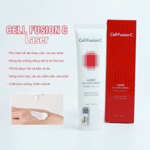 Kem Chống Nắng Cell Fusion C Laser Uv Sunscreen Spf50+ Pa++++ 50ml Đỏ