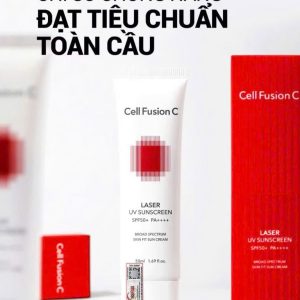 Kem Chống Nắng Cell Fusion C Laser Uv Sunscreen Spf50+ Pa++++ 50ml Đỏ