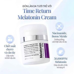 Kem Dưỡng Melatonin Liposome 5% Maxclinic Time Return Meltonin Cream 50g