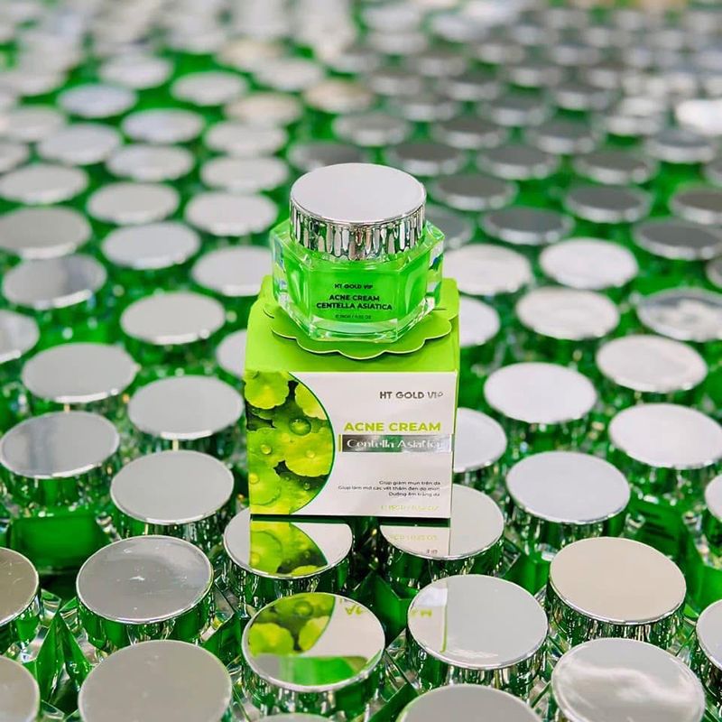 Kem Mụn HT Gold Vip Rau Má 15g